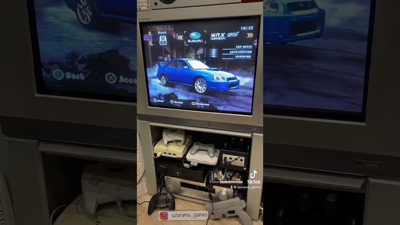 Um PLAYSTATION 2 no carro do NFS MOST WANTED! #needforspeed #needforsp, Playstation  2