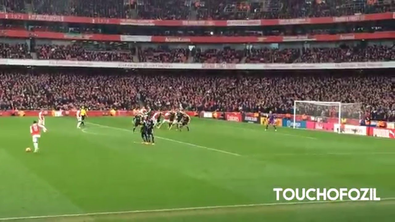 Danny Welbeck Goal Arsenal Vs Leicester 2 1 Great Fan View Youtube
