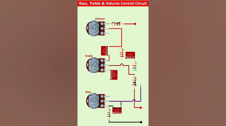 Bass Treble Volume Control Circuit Diagram || Simple & Powerful Bass Treble Volume Controller NO IC