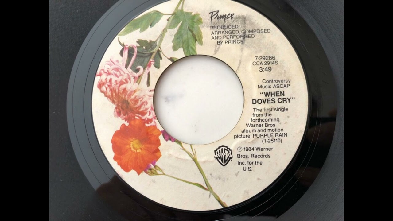 Prince - When Doves Cry & 17 Days - Full 45RPM Vinyl - YouTube