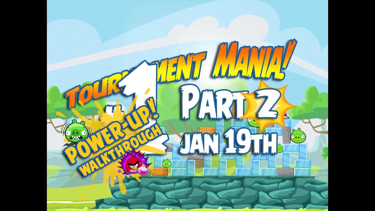 Angry Birds Friends Tournament Mania 2 Level 1 Week 192 Power Up Highscore Walkthrough
