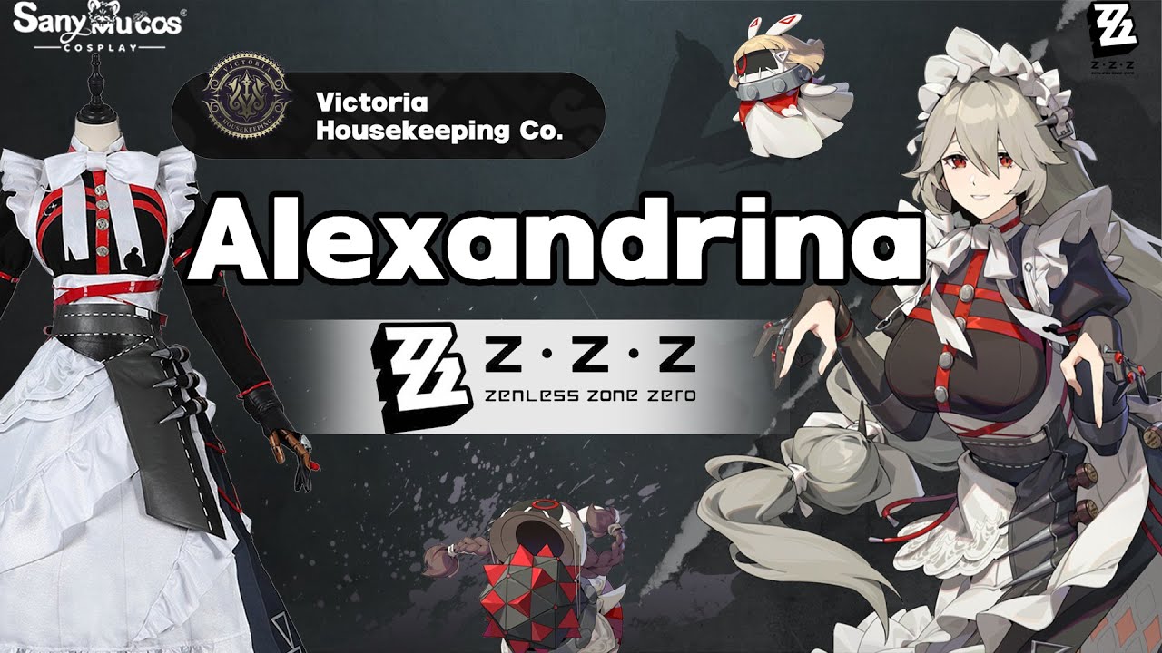 【SanyMuCos】 Zenless Zone Zero Cosplay Alexandrina Sebastiane Cosplay Costume Details