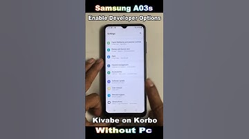 How to Disable / Enable Developer Options in Samsung ✅ How to on (Developer Option in Samsung)#2024