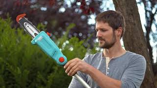 Высоторез + кусторез аккумуляторный Gardena TCS LI 18/20 + THS Li 18/42 с АКБ 2.4 А/ч и ЗУ