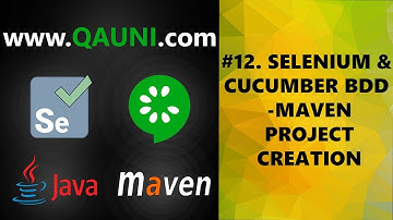 Selenium & Cucumber BDD – Tutorial 12/32: Maven Project Creation