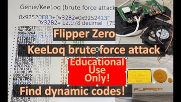 [90] Flipper Zero - Brute force KeeLoq / Genie!