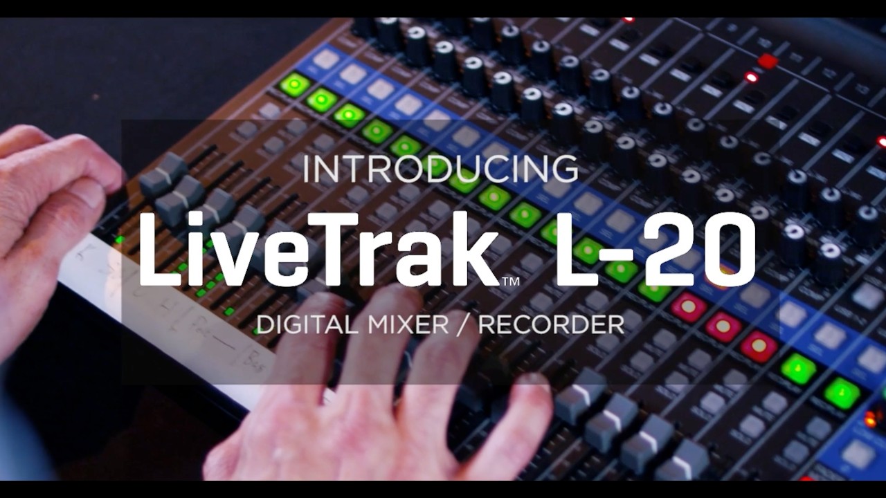 20chミキサー＆マルチトラックレコーダーLiveTrak【L-20】 | ZOOM STORE