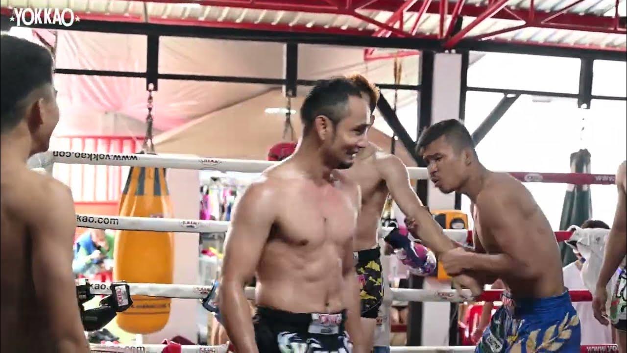 Muay Thai Training Clinching Session With The Yokkao Fight Team Ft Sam A Yokkao Training