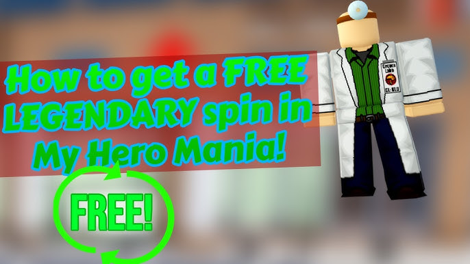 ALL 59 LEGENDARY QUIRK SPIN CODES IN MY HERO MANIA! Roblox 