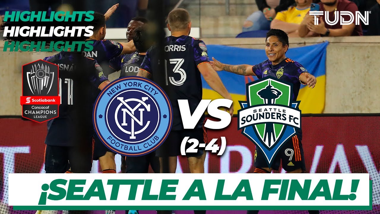 Highlights | NY City 1(2)-(4)1 Seattle Sounders | CONCACHAMPIONS 2022 – Semis | TUDN
