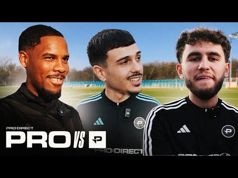 Mouloud faces off against Mike Maignan in a 1v1! (His kicking game is insane)