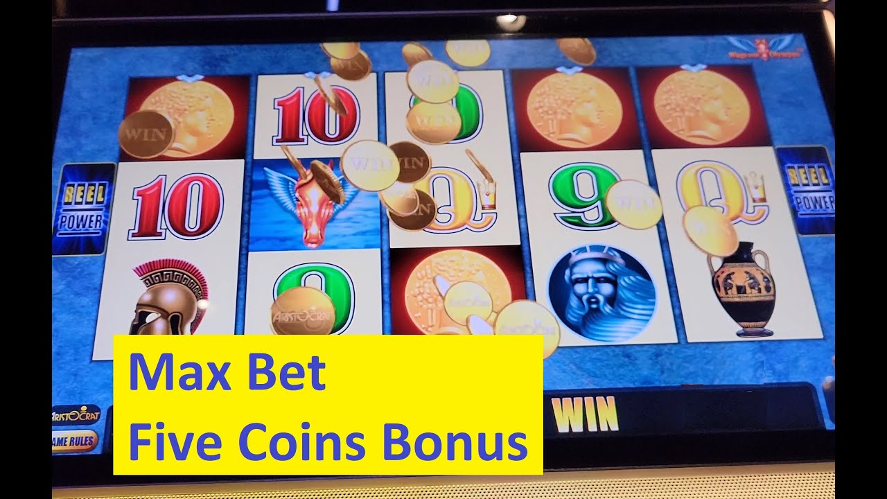 Amazing Win!! Wings Over Olympus!! Aristocrat Game