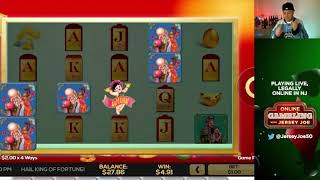 Hail King of Fortune slots LIVE [Online Gambling with Jersey Joe # 70] screenshot 2