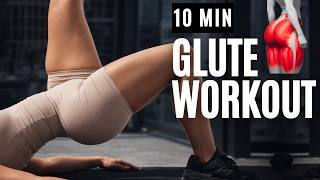 10 MIN GLUTE FOCUSED WORKOUT - ROUND BOOTY &amp; BUBBLE BUTT - No Squats, No Equipment, Fast Results