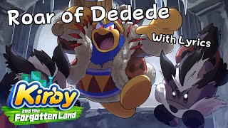 Roar of Dedede WITH LYRICS - Kirby and the Forgotten Land Cover