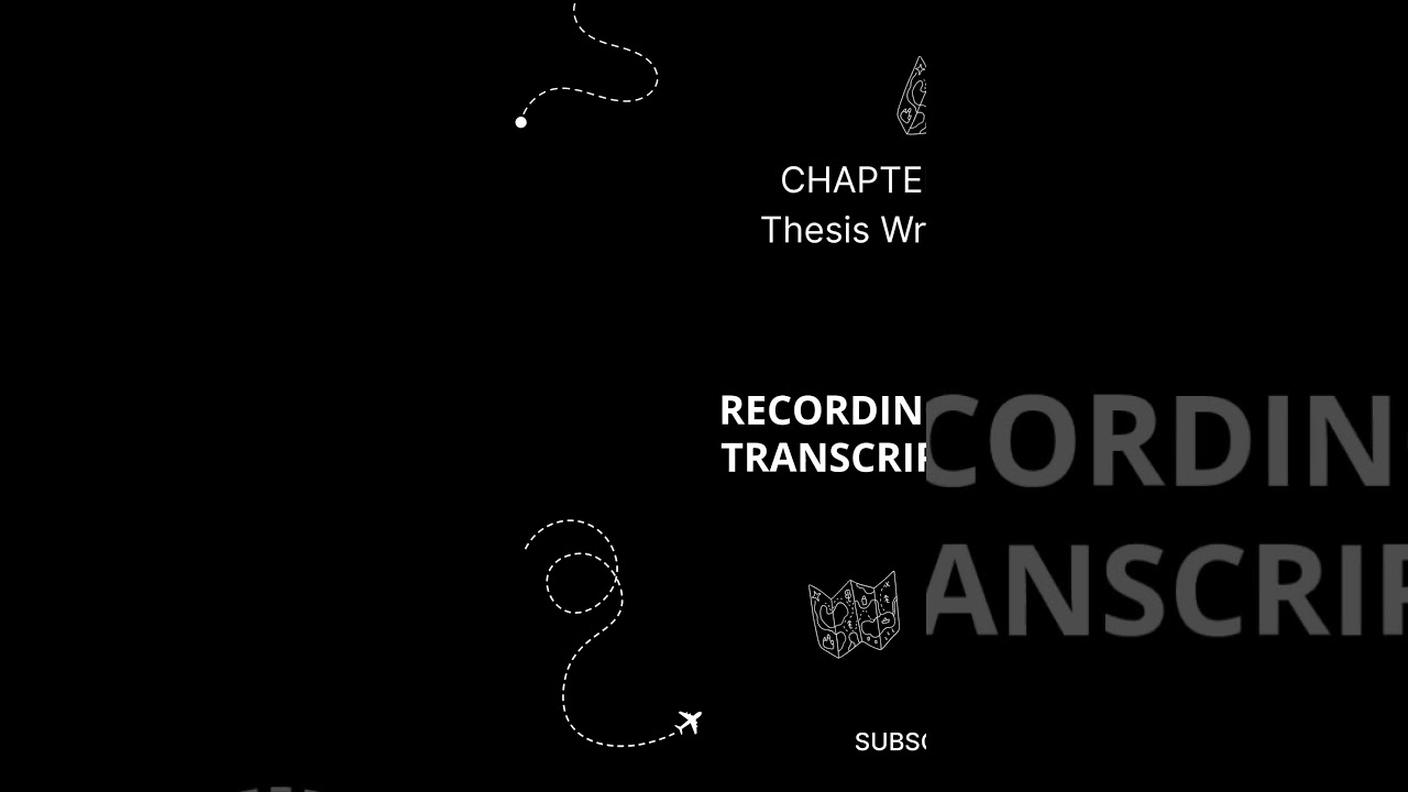 Recording and Transcription 