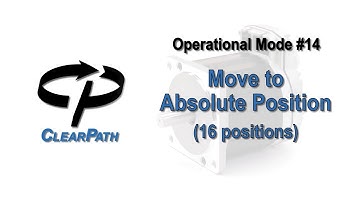 ClearPath Integrated Servo: Move to Absolute Position (16 Positions)