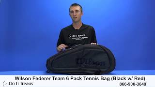 Wilson Federer Team 6 Pack Tennis Bag