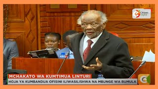 Lawyer John Khaminwa's opening remarks during the impeachment trial of CS Mithika Linturi