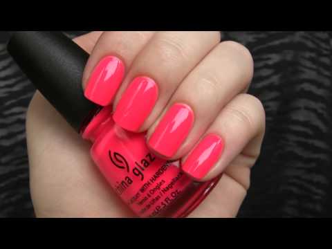 China Glaze Poolside Collection Swatches