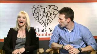 Anna Faris and Chris Evans Interview for WHAT'S YOUR NUMBER