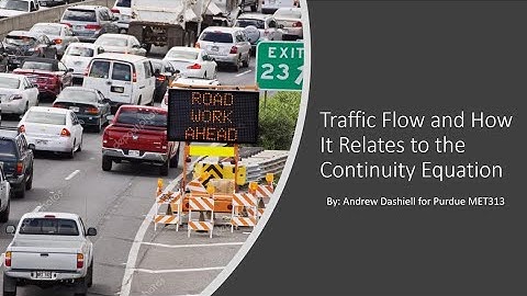 Continuity Equation Example