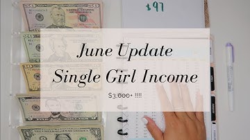 100 Envelope Challenge UPDATE | June 2021 | Budgeting for Beginners