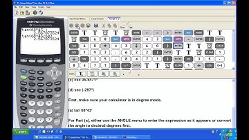 Finding Trigonometric Function Values Using a Calculator - Example 1