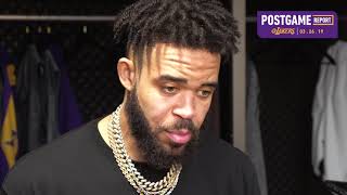 Postgame: JaVale McGee (3\/26\/19)