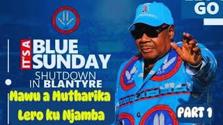 Zomwe wayankhula Peter Mutharika ku Njamba Park lero ndipo kunadzadza osati masewera: Part 1