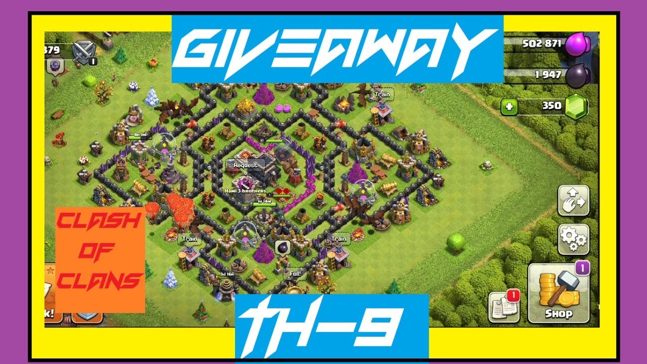 Clash Of Clans [GiveAway]After 100 Subscribers Noice GP Gamer live, coc live