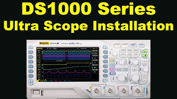 RIGOL Ultra Scope application software Installation DS1000 series -- how to install guide