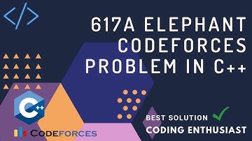 617A  Elephant codeforces problem in c++