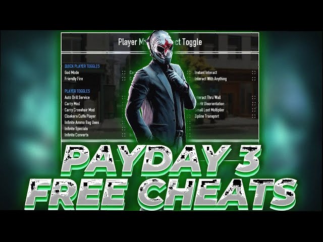 PayDay 3 GAME MOD Toggle HUD v.1.0.1 - download