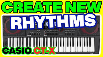 CASIO | How to Create & Edit NEW Rhythms on CT-X9000IN & Casio CT-X5000