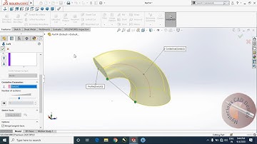 How to use Loft Boss & Base in SolidWorks |  SolidWorks Lofted Boss Base #7
