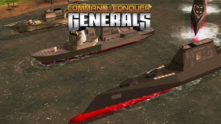 Naval USA 1 vs 3 China (MOD LIGHT OF FIVE STARS) C&C Generals Zero Hour