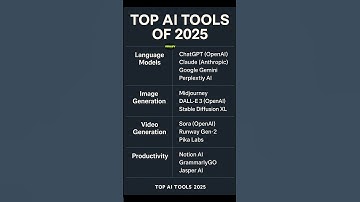 🔥 TOP AI TOOLS of 2025 You NEED to Try!  TOP AI TOOLS 2025 🚀 | Language, Image, Video & Productivity