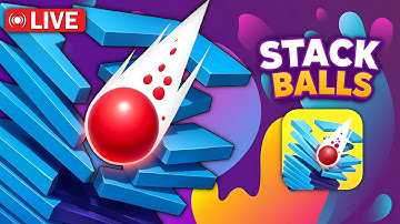 Live Game Stack Ball Gameplay 48 #stackball #games #shortslive