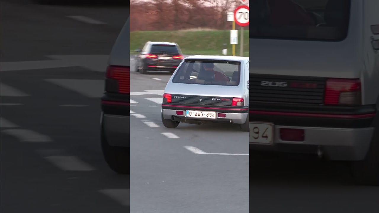 Clean Peugeot 205 GTI Acceleration 