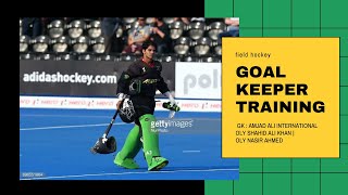 Goal Keeper Training Gk Field Hockey Goal Keeper Drill Footwork