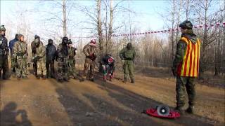 Объяснение миссии с флагами 22112014 Открытая игра Пейнтбол в Самаре площадка Пляж, Самара