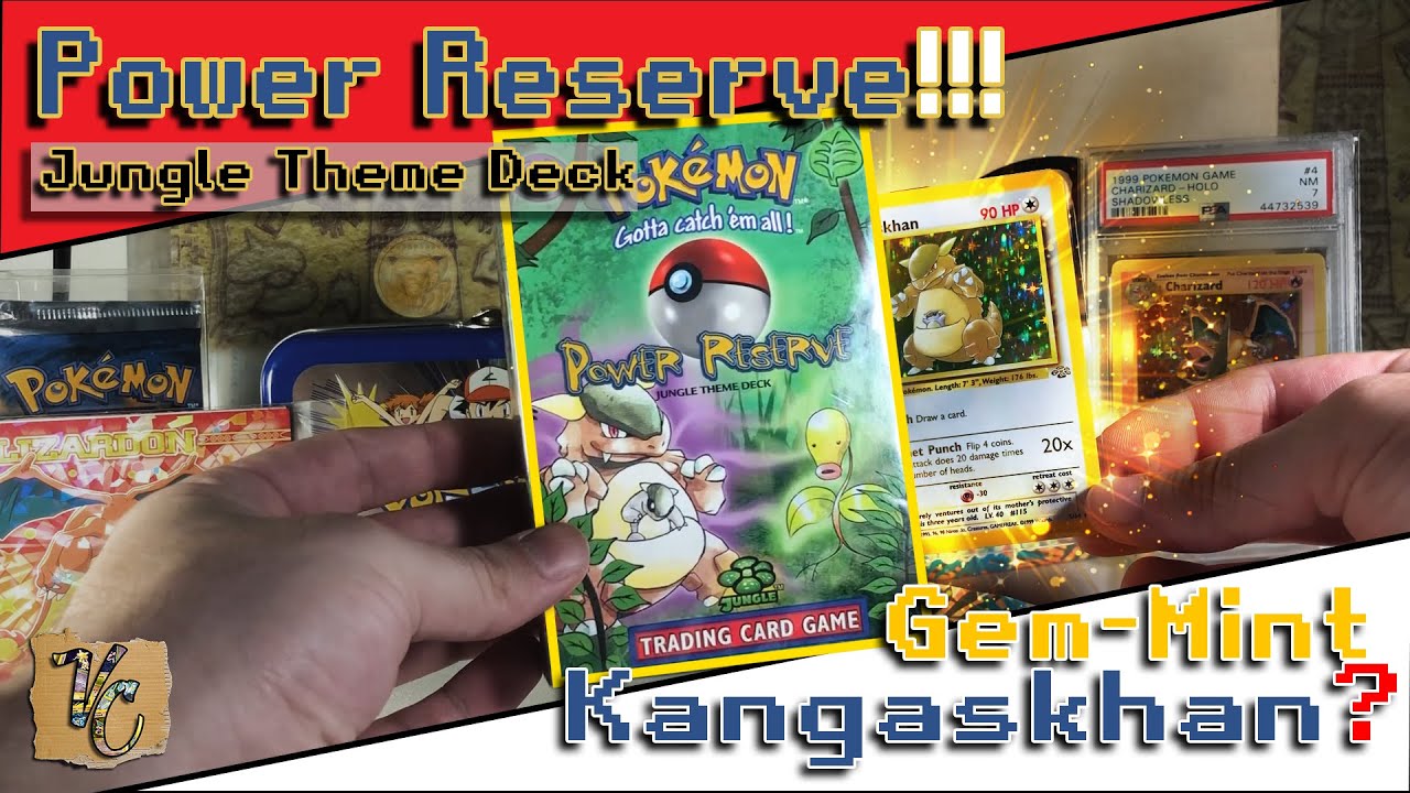 Opening $100 Vintage Pokemon Power Reserve Theme Deck! Mint