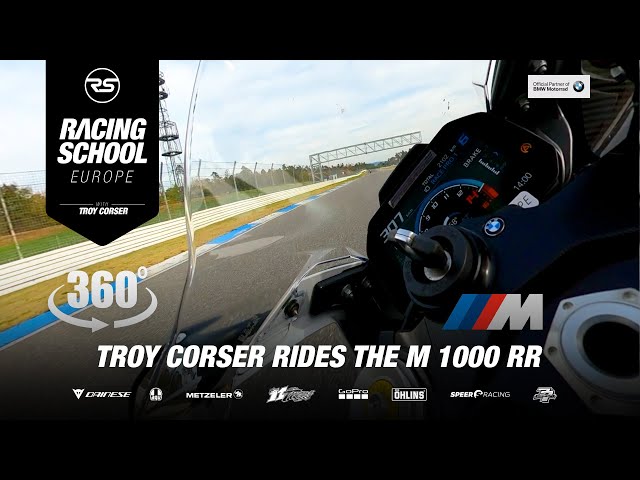 BMW Motorrad presents the BMW M 1000 RR as the anniversary model M RR 50  Years M. - Racing School Europe RSE - with Troy Corser