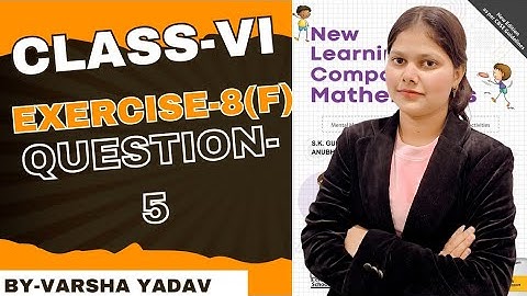 Chapter-8  || Self Practice-8F|| New Learning Composite Mathematics Class-6 #ratio #proportion