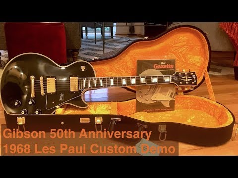 Gibson 50th Anniversary 1968 Les Paul Custom Demo