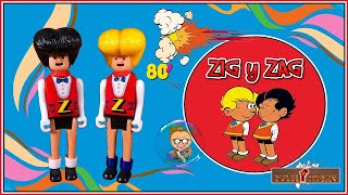 ZIG y ZAG Figuras FAR BOYS de FARMEN Made in Spain años 80