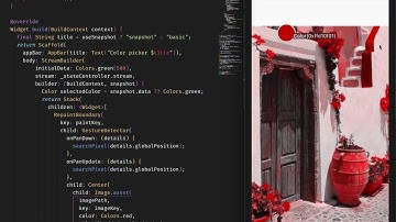 Flutter, Color Picker Image v2 (snapshot version)