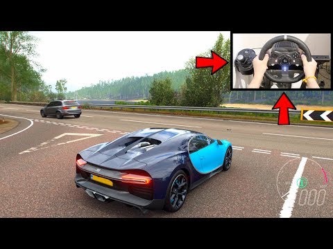 Forza Horizon 4 Bugatti Chiron (Logitech G920 Steering Wheel) Gameplay