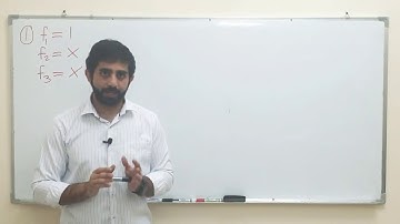 Chapter 4: Linearly dependent, Linearly independent, for n functions (part 2) أمثلة